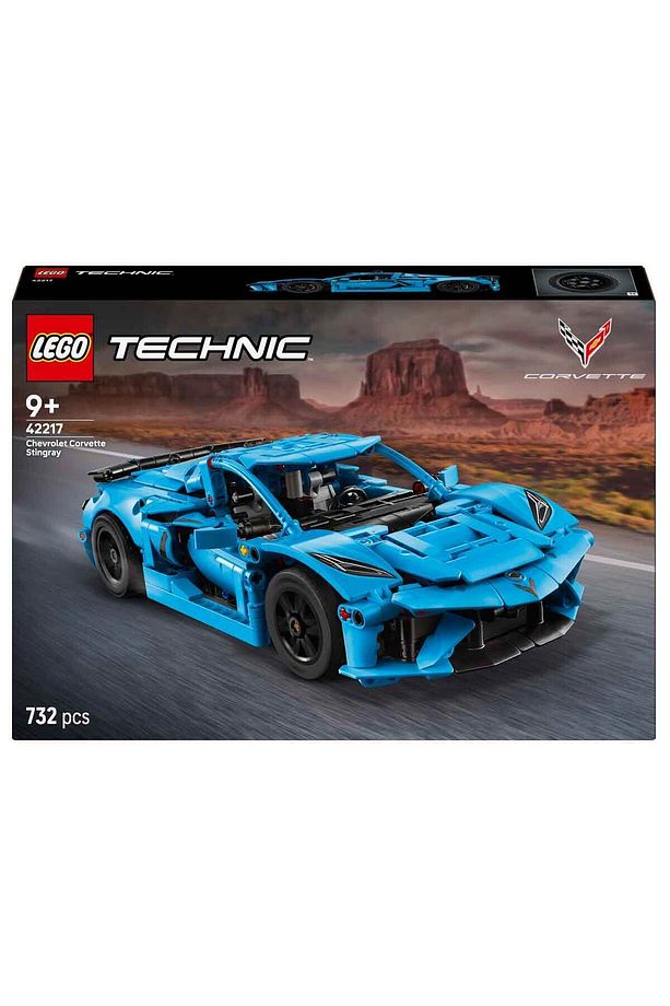 Technic Chevrolet Corvette Stingray Mavi 42217 - 9 Yaş ve Üzeri Çocuklar için Yaratıcı Oy - 3