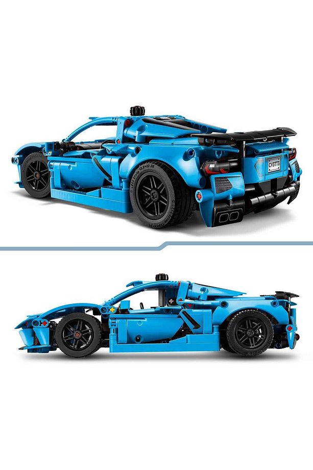 Technic Chevrolet Corvette Stingray Mavi 42217 - 9 Yaş ve Üzeri Çocuklar için Yaratıcı Oy - 5