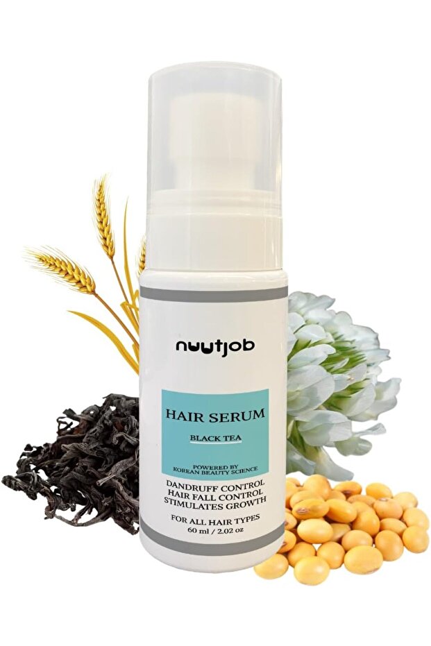 Nuutjob Hair Serum with Black Tea – Dandruff Control