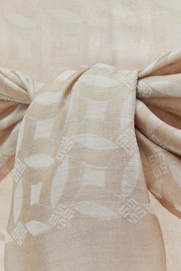 Amblem Detaylı Şal - 2