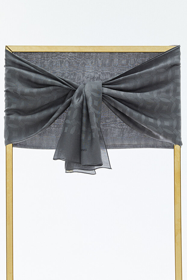 Amblem Detaylı Şal - 1