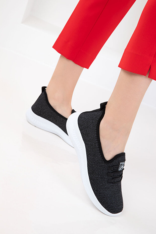 Schwarzer Damen-Sneaker 20721 - 2