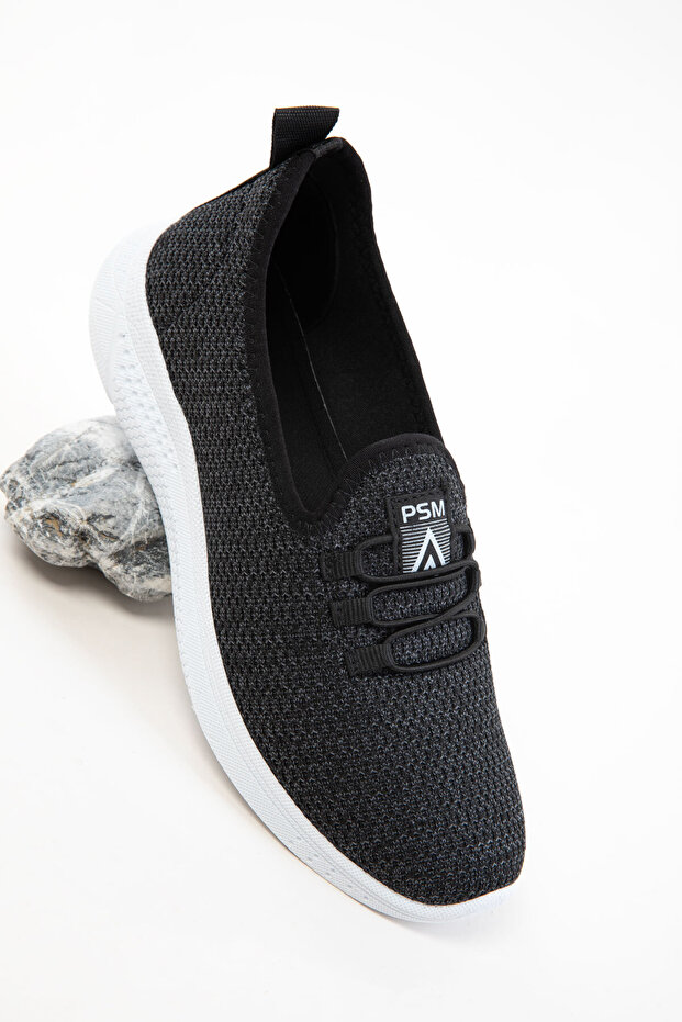 Schwarzer Damen-Sneaker 20721 - 4