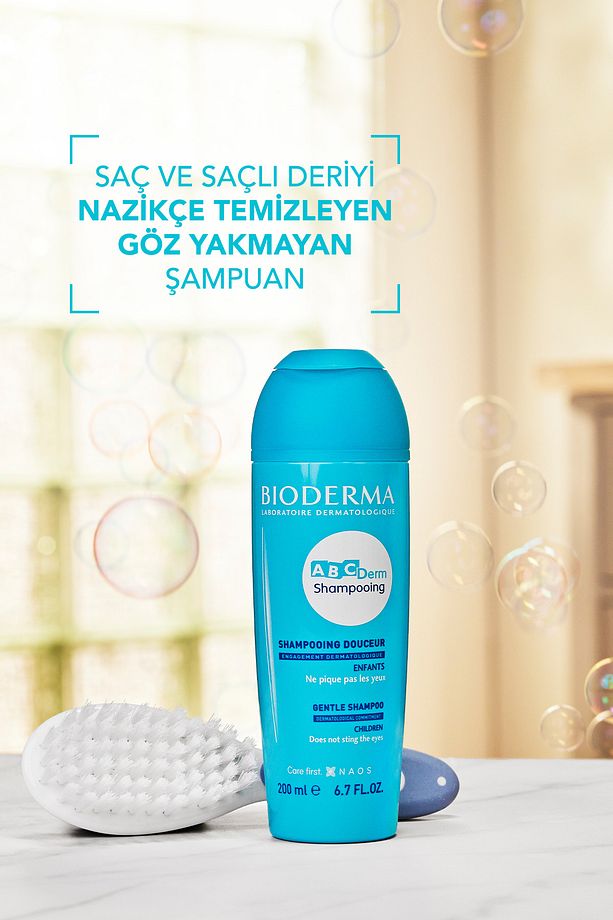 ABCDerm Gentle Shampoo Bebek ve Çocuklar için Tuzsuz ve Sülfatsız Göz Yakmayan Saç Şampuanı 200 ml - 2