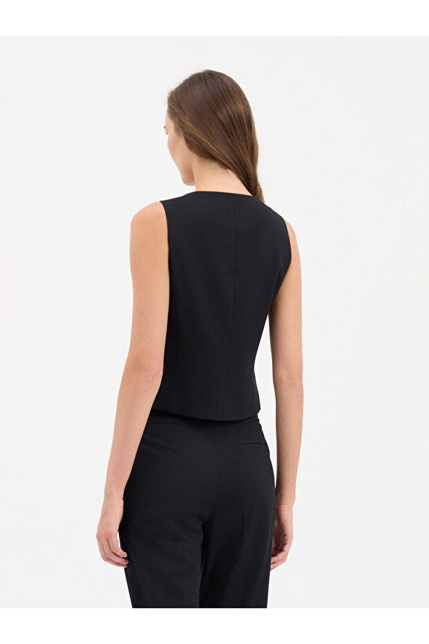 Kadın Yelek-Siyah - 3