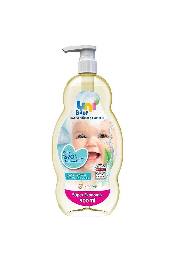 Saç Ve Vücut Şampuanı 900 ml X3 Adet - 1