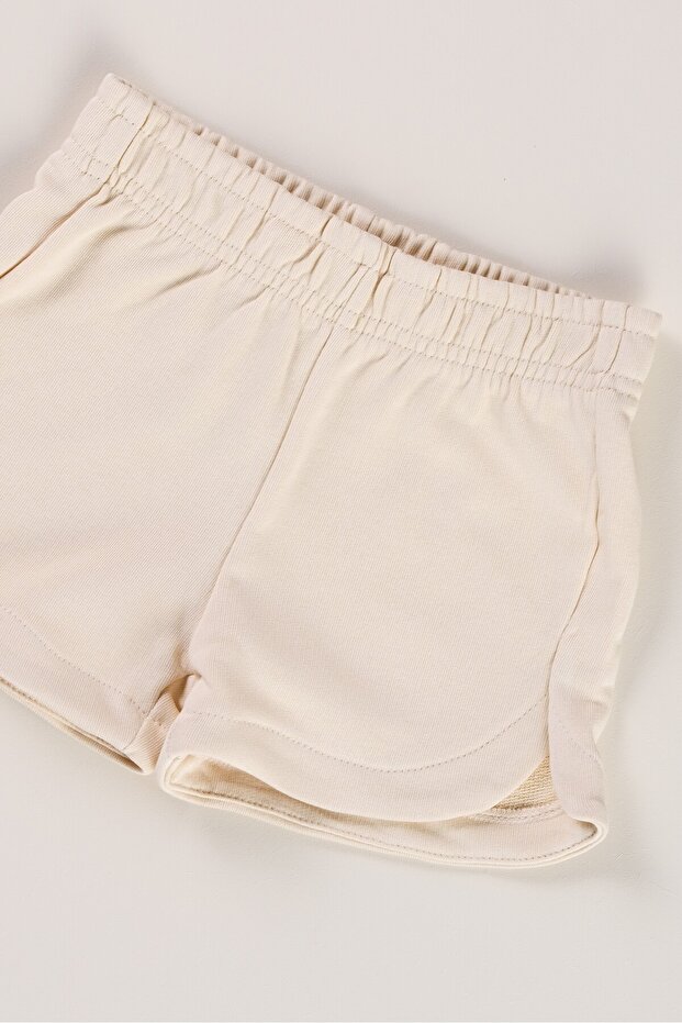 Basic Kız Çocuk Şort % 100 Pamuk - 3
