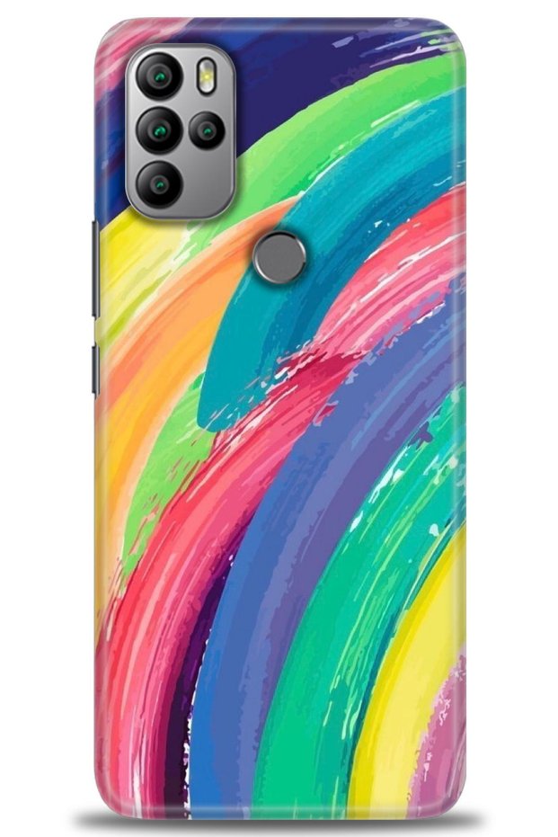 General Mobile Gm 21 Pro Case Hd Printed Case - Colorful Polka Dot - Mrc