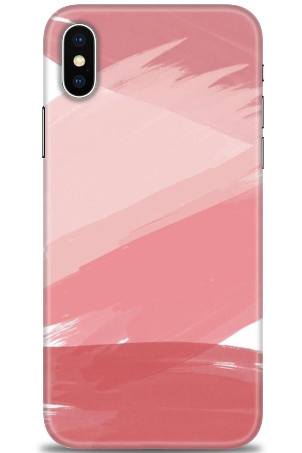 حافظة iPhone X Case HD مطبوعة - باليت وردي - MRC