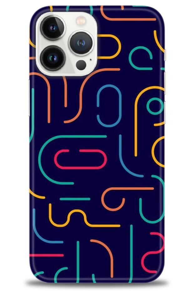Case for iPhone 15 Pro Max Case Hd Printed Case - Colorful Sticks - Mrc