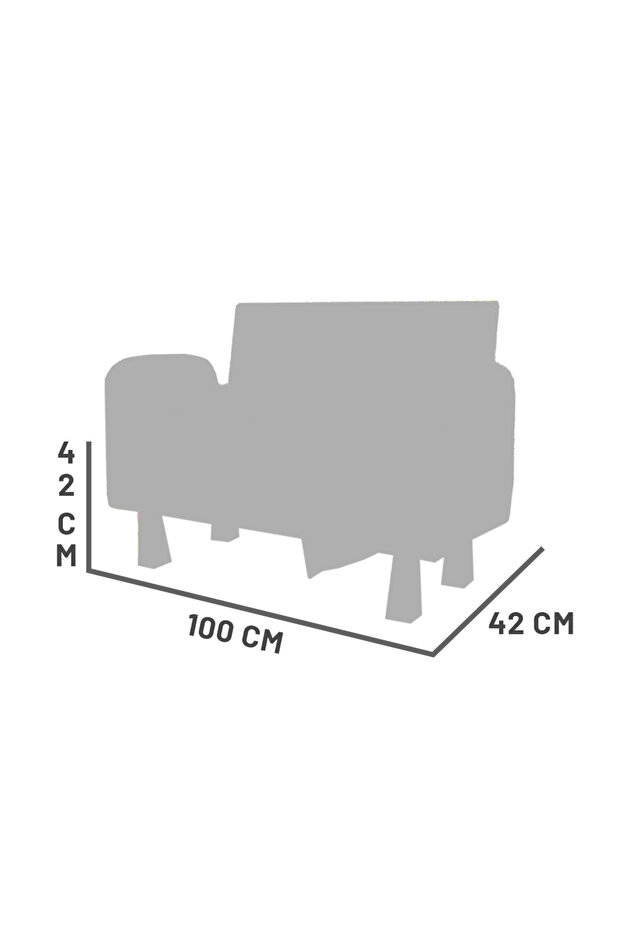 Hilda Sandıklı Bench, Kırık Beyaz - 6