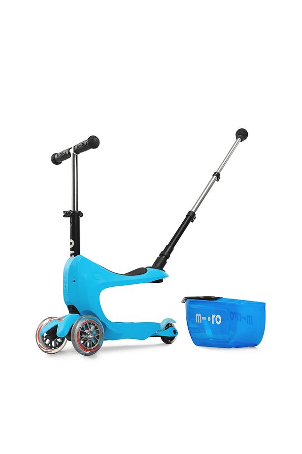 Mini2go Deluxe Plus 3 Tekerlekli Scooter Blue - 3