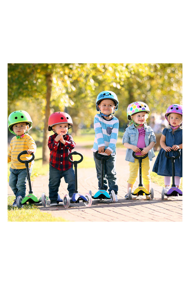 Mini Scooter 3 In 1 Deluxe Pembe Mmd009 - 5
