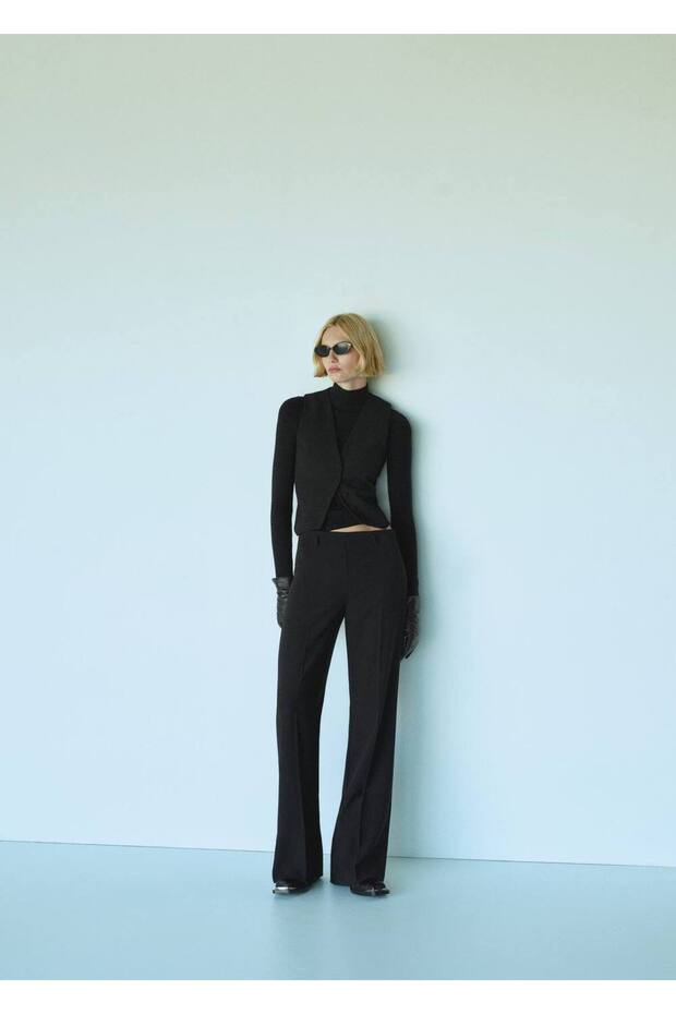 Düğmeli takım yelek - 8