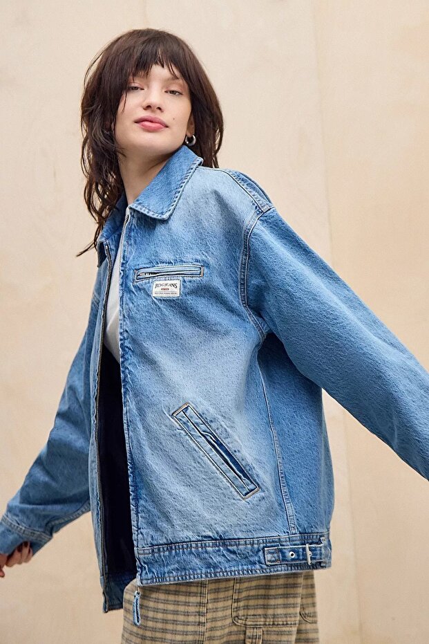 Mavi Denim Oversize Mont - 5