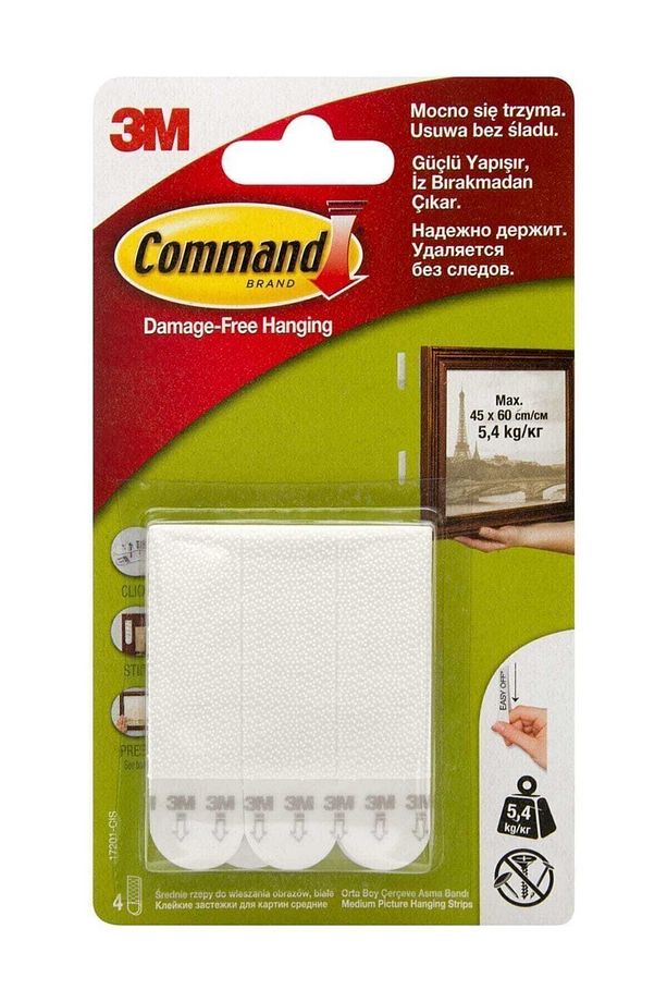 Command Orta Boy Cırt Cırt Bant (17201-4PK) - 1