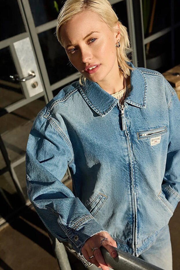 Mavi Denim Oversize Mont - 2