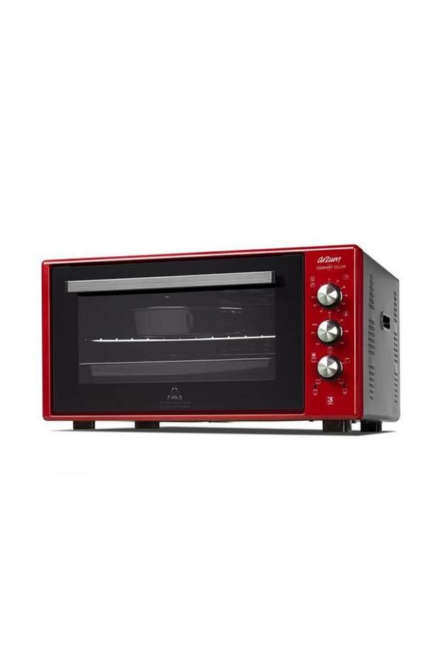 2034 Cookart Color 50lt Cıft Camlı Fırın Nar - 1