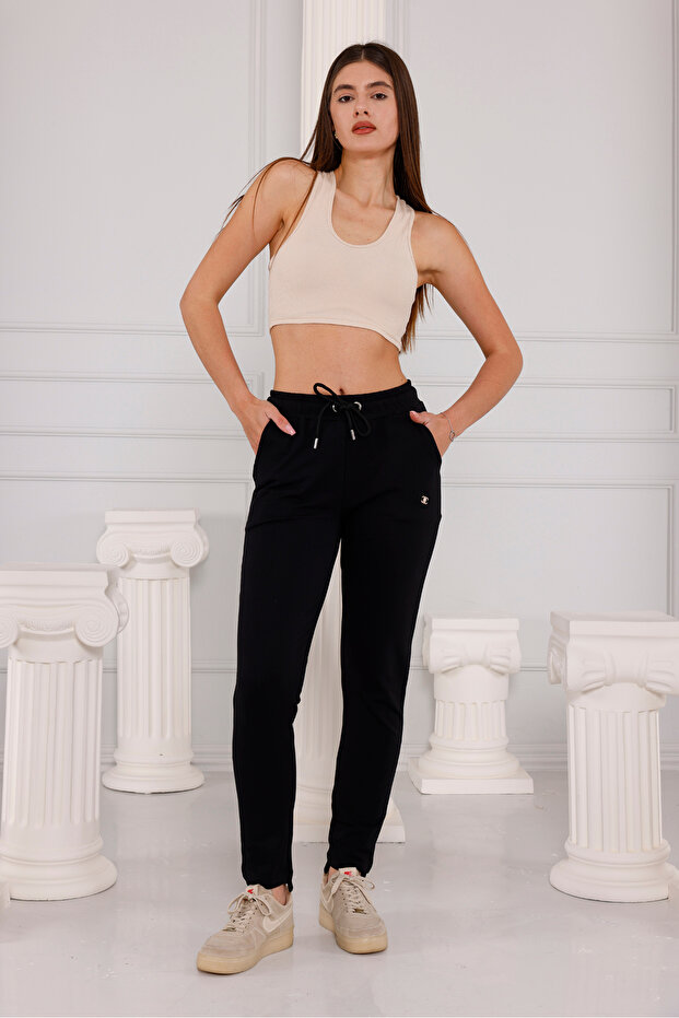 Comfy Women's Tracksuit with Cotton Lycra with Belt Lace up Pockets