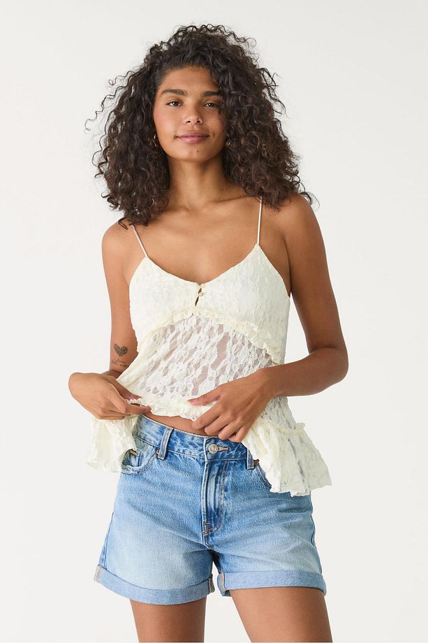 D83 Mom fit şort - 4
