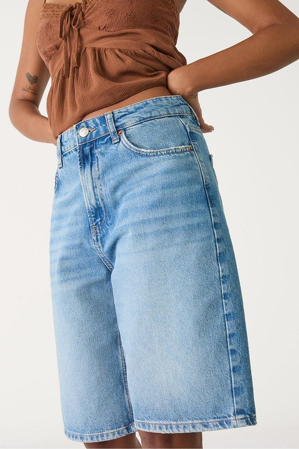 D95 Denim Bermuda Şort - 5