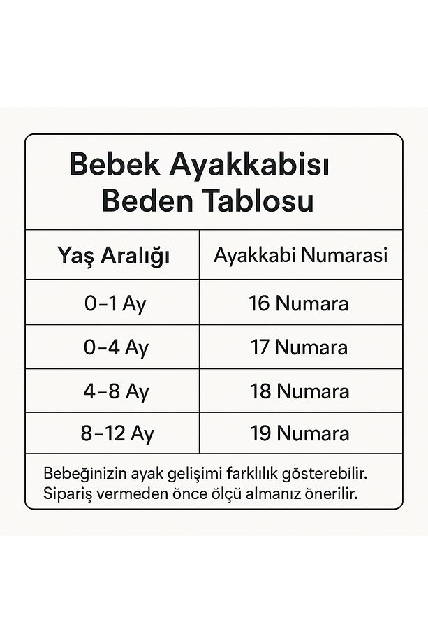 Konfor ve Şıklığı Buluşturan İlk Adım Ayakkabısı Kelebek Modeli - 3