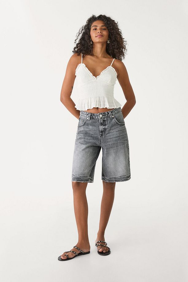 D95 Denim bermuda şort - 3