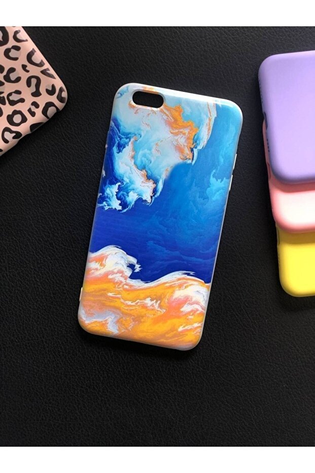 حافظة هاتف مبطنة من الألياف الدقيقة متوافقة مع هاتف iPhone 6 PLUS وiPhone 6S PLUS - 1