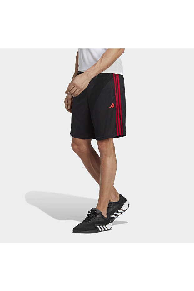 Train Essentials Piqué 3-stripes Training Şortu - 1