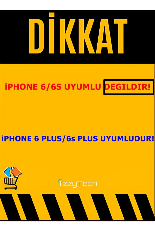 İphone 6s Plus Kılıf / Iphone 6 Plus Silikon Kılıf Yumuşak Maça Logolu Darbeye Dayanıklı - 3