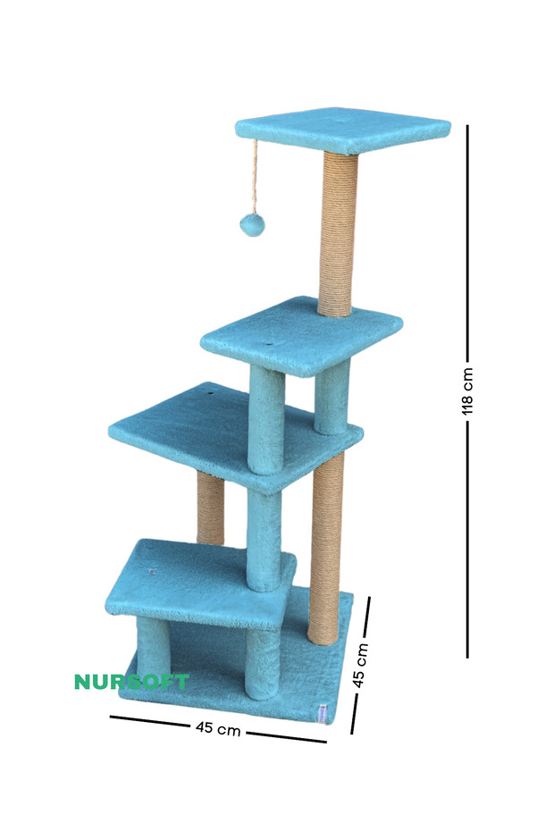 لوح خدش طويل الحجم وكبير الحجم للقطط - 5