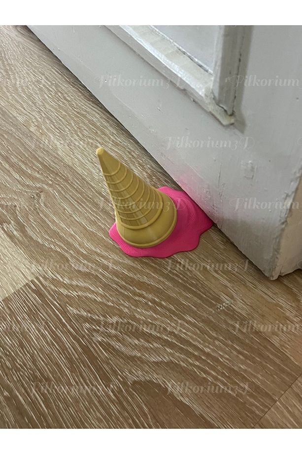 Dondurma Şeklinde Kapı Stopper, Kapı Durdurucu, Dondurmalı Kapı Altı Durdurucu - 4