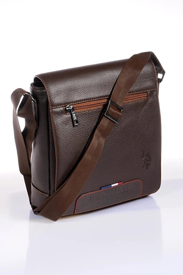 US Polo Assn 8426 Men's Messenger Bag Shoulder Bag Crossbody Bag Brown