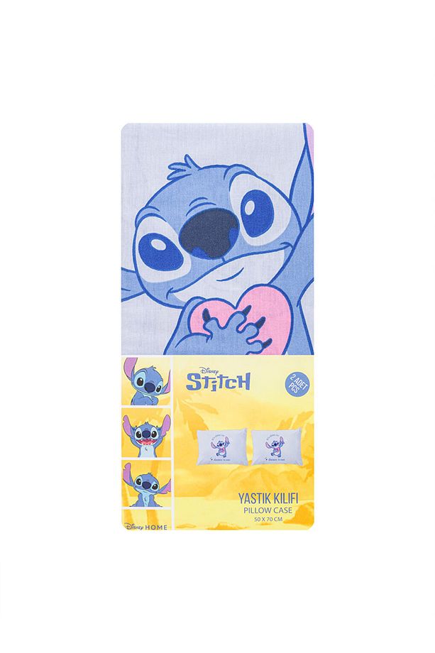 LCW HOME Lilo ve Stitch Baskılı Yastık Kılıfı 2'li 50x70 Cm - 4