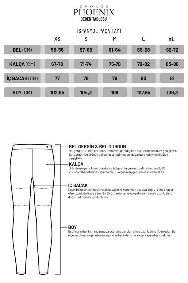 Aero Motion - Pudra Yüksek Bel Push-Up Toparlayıcı İspanyol Paça Tayt - 7
