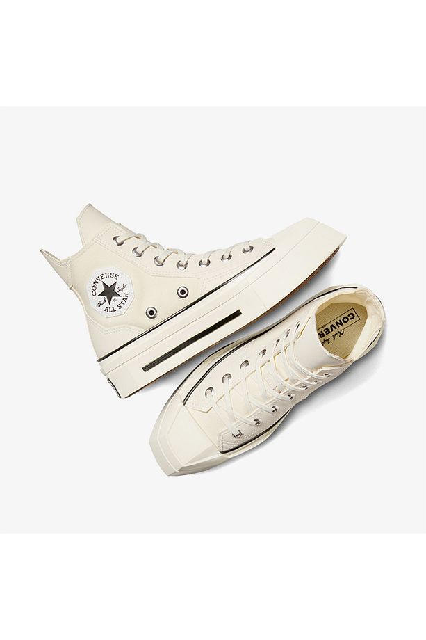 Chuck 70 De Luxe Squared Unisex Krem Sneaker - 6