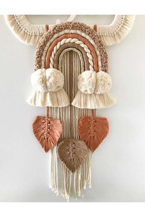Makrome Bulut Bebek Kapı Süsü - 2