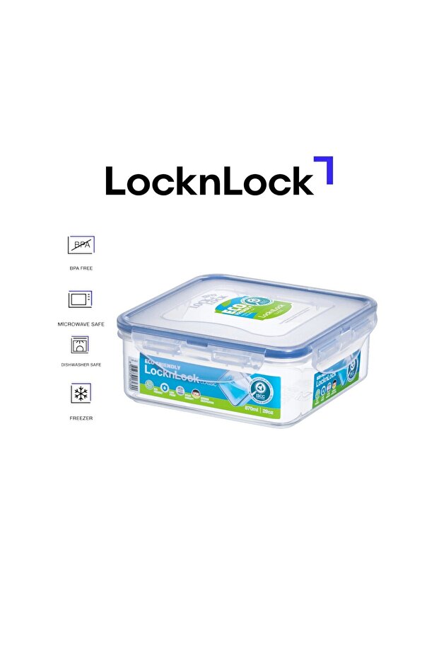 870ml  Rectangular  Airtight Food Storage Container - 1