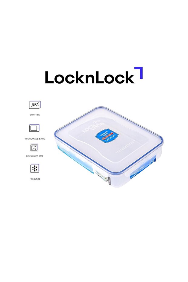 حاوية تخزين طعام مستطيلة محكمة الغلق بسعة 2.7 لتر - 1