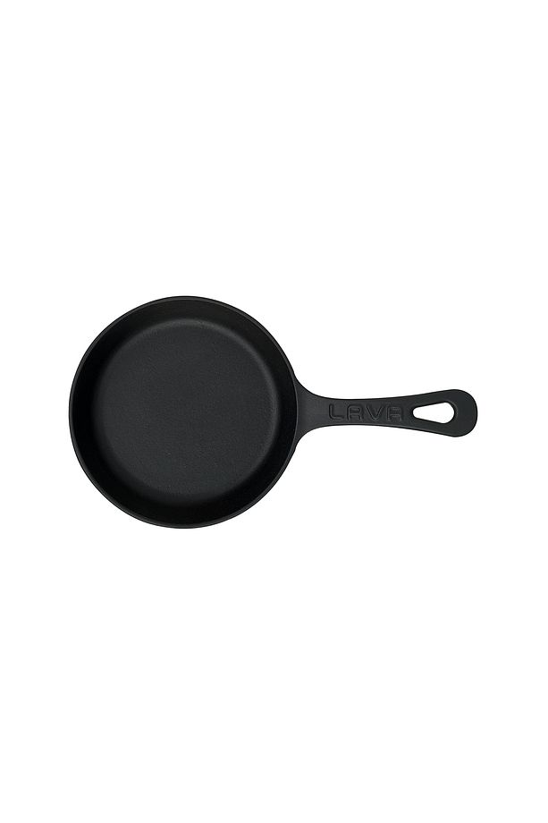 Döküm Yuvarlak Kızartma Tavası Yekpare Saplı. Çap(Ø)16cm. - 3