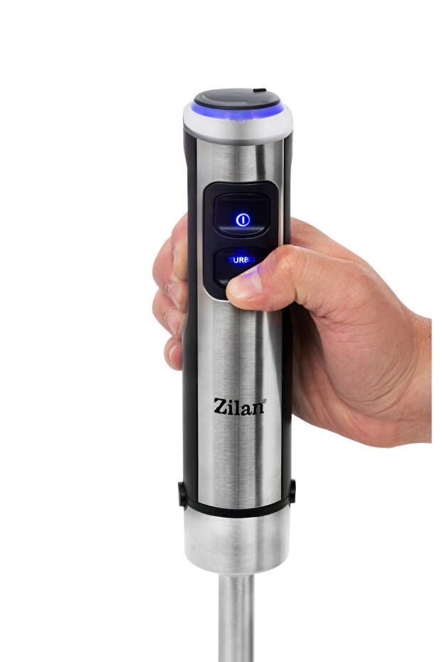 Zln3994 |   Függőleges kézi turmixgép |   1200W |   2 sebességbeállítás |   Turbó funkció |   Rozsdamentes acél kések - 2