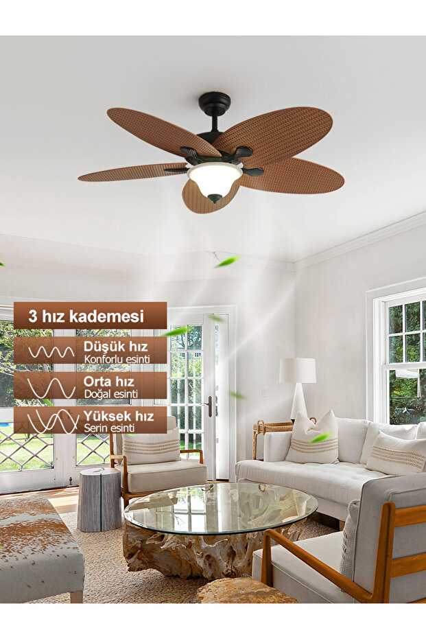 DLC CARPINTEIRO TAVAN VANTİLATÖRÜ 132 CM - 8