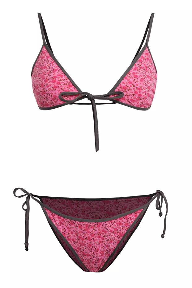 Desenli Bikini Üst - 5