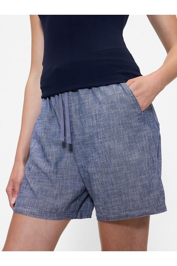 Erkek Mavi Twill Şort - 3