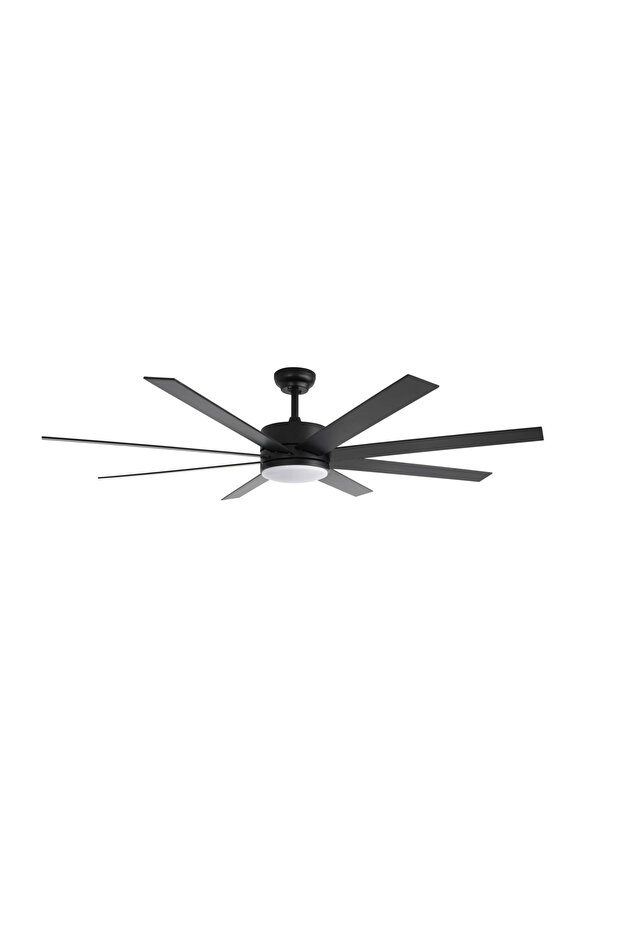 DLC ZEPHYR SİYAH TAVAN VANTİLATÖRÜ LED 162CM - 9