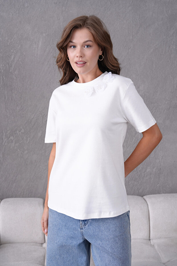 Yazlık Basic Penye T-Shirt - 6