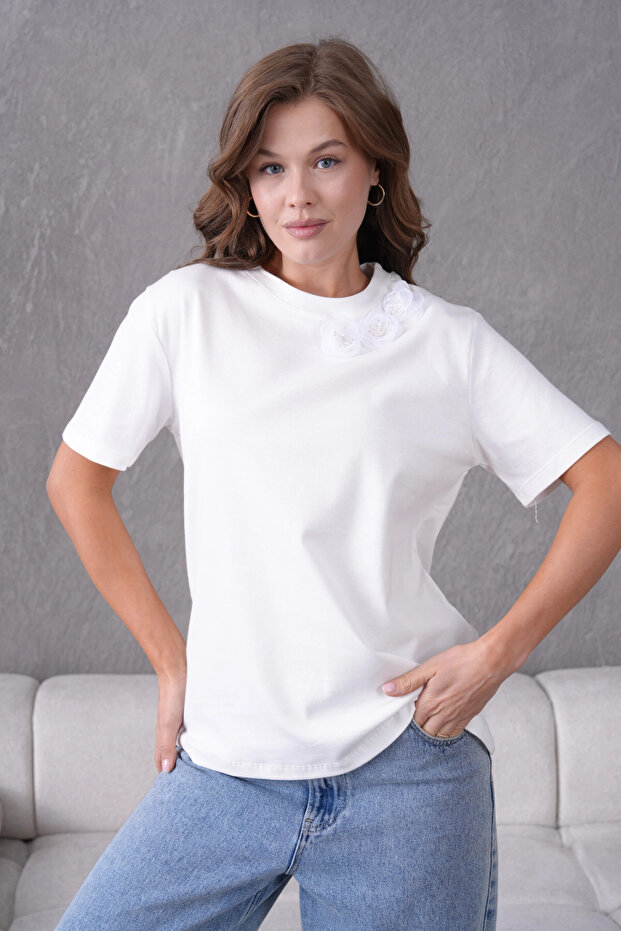 Yazlık Basic Penye T-Shirt - 3