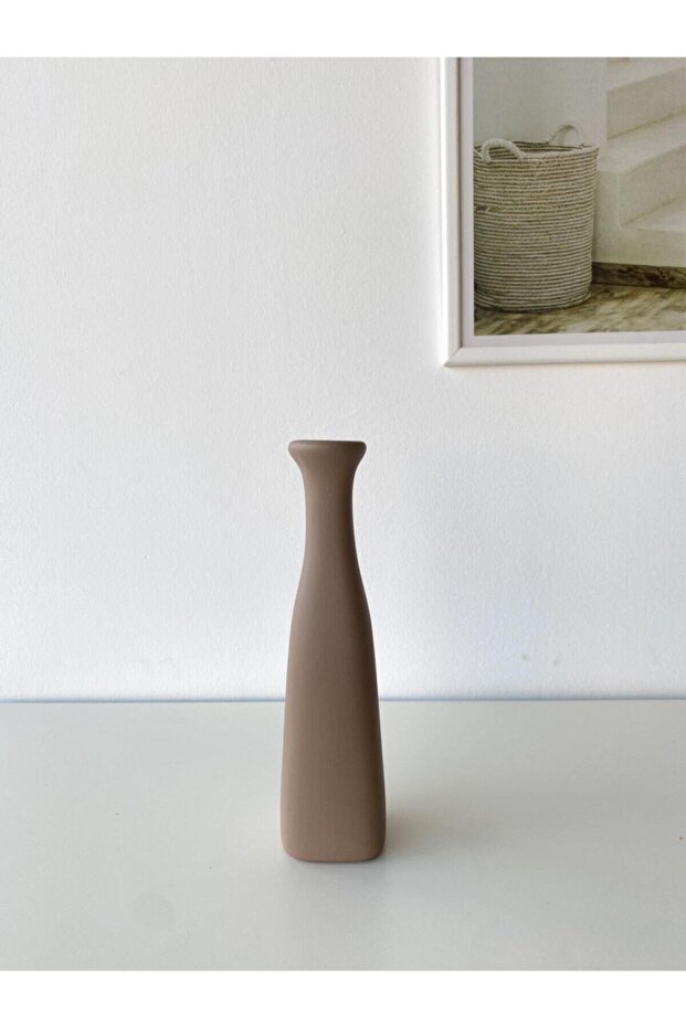 مزهرية سيراميك كبيرة من بيرسي - بني فاتح - 2