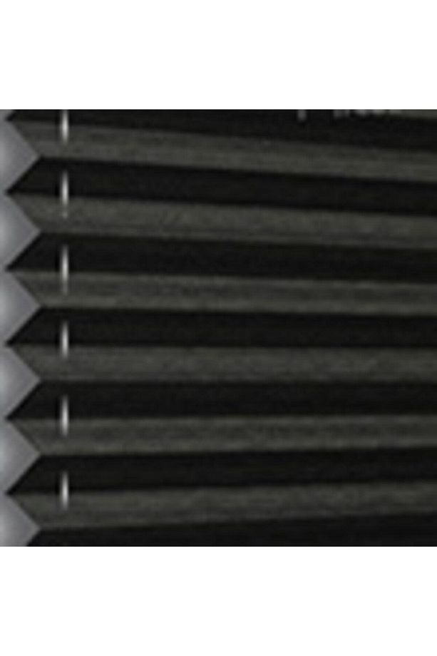 Cam Balkon Perdesi Yapıştırmalı Plise Perde 102 Gr/m2 Antrasit Profil Antrasit Kumaş 53 X 166 Cm - 4