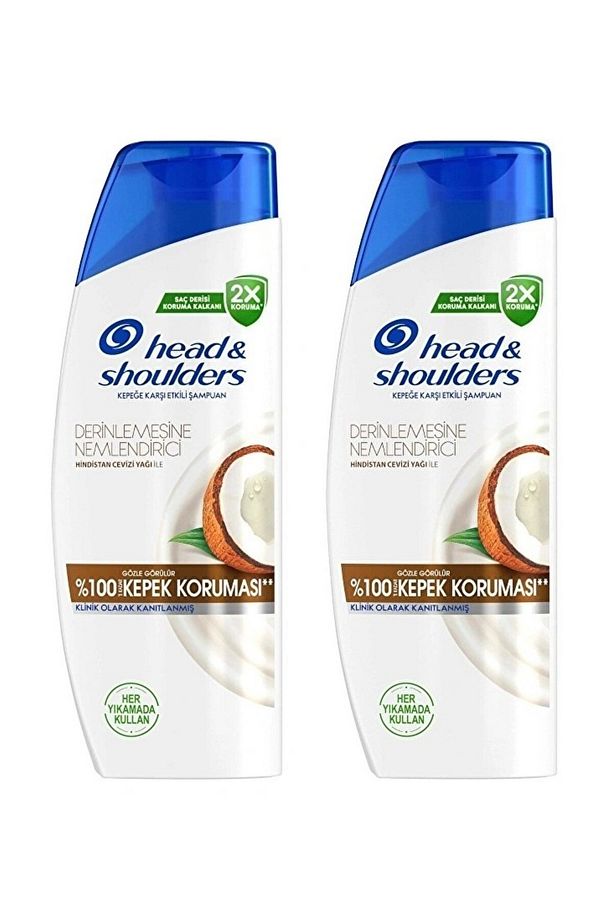 Head & Shoulders Şampuan Derinlemesine Nemlendirici 350 ml X 2 Adet - 1